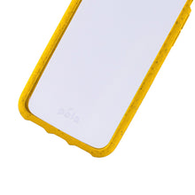 Load image into Gallery viewer, Clear Eco-Friendly iPhone 6/6s/7/8/SE Case with Yellow Ridge
