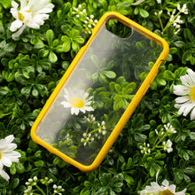 Load image into Gallery viewer, Clear Eco-Friendly iPhone 6/6s/7/8/SE Case with Yellow Ridge
