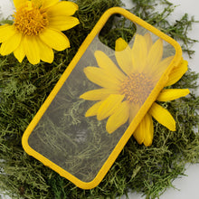 Load image into Gallery viewer, Clear Eco-Friendly iPhone 11 Case with Yellow Ridge
