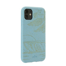 Load image into Gallery viewer, Sky Blue Protect and Preserve Eco-Friendly iPhone 11 Case
