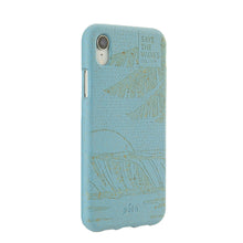 Load image into Gallery viewer, Sky Blue Protect and Preserve Eco-Friendly iPhone XR Case
