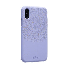 Load image into Gallery viewer, Lavender (Mandala Edition) Eco-Friendly iPhone XS Case

